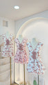 G-Fashion High Fashion Floral Rose Decor With Mini Skirts Sets